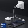 Ładowarka Sieciowa Spigen 20W 2-Porty USB-C + USB-A – Biała